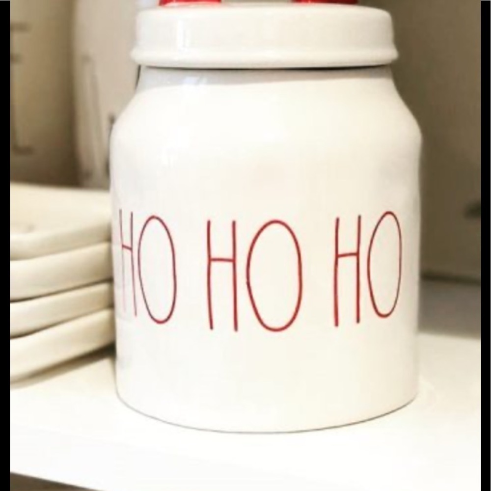 NWT Rae Dunn Canister - HO HO HO